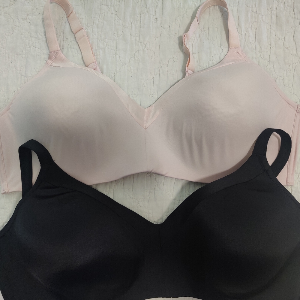Two Auden 48D Wirefree Bras